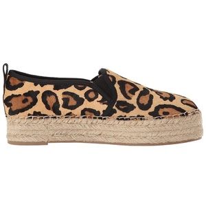 NIB Sam Edelman leopard espadrille